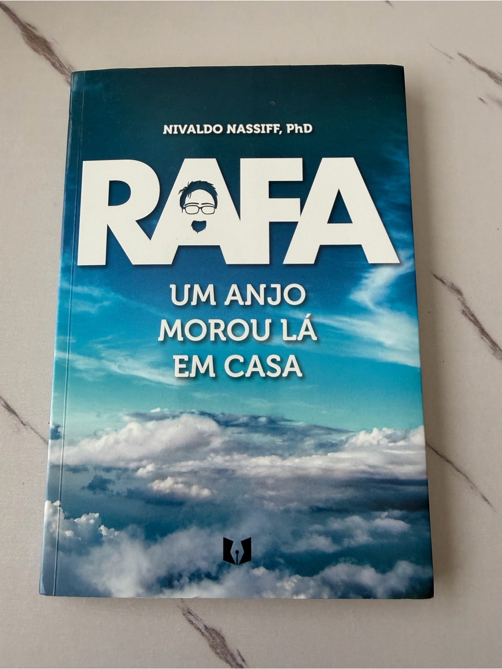 RAFA Um Anjo Morou Lá Em Casa - Sky Blue Paperback